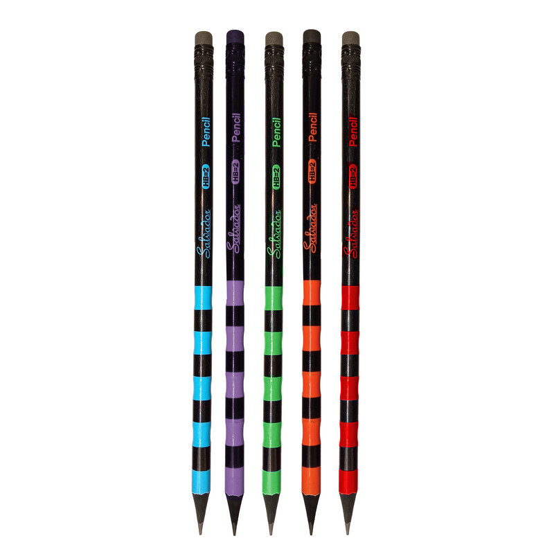 خرید و قیمت مداد مشکی سالوادور مدل مدرسه بسته 5 عددی