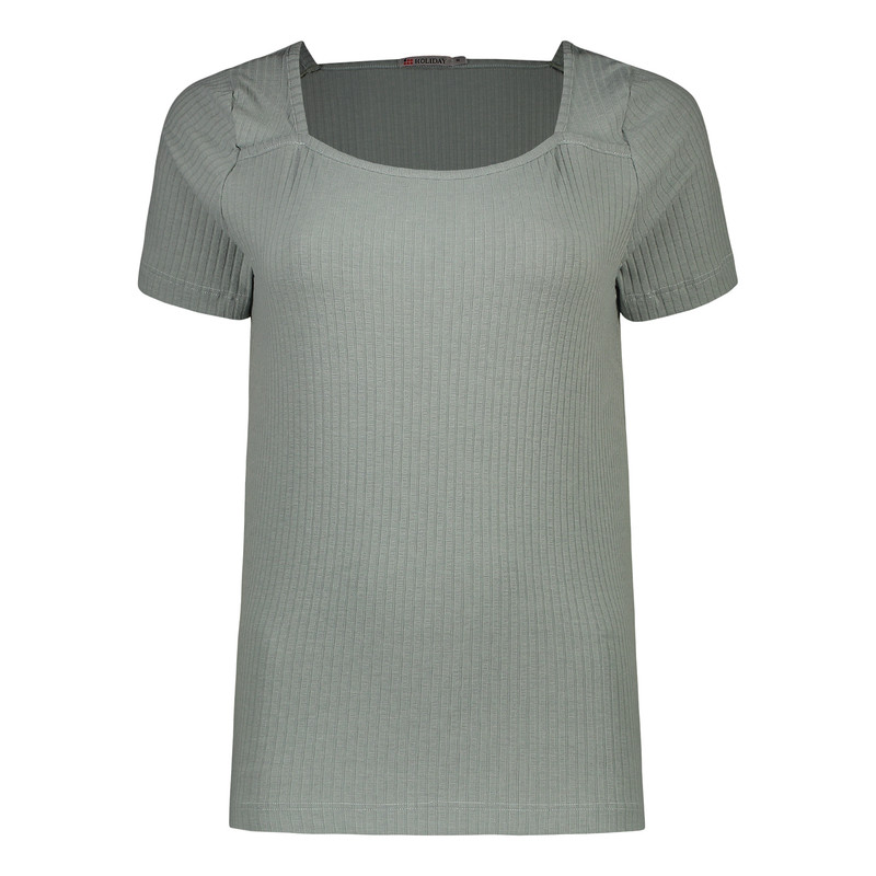 تی شرت آستین کوتاه زنانه هالیدی مدل C651 رنگ سبز روشن