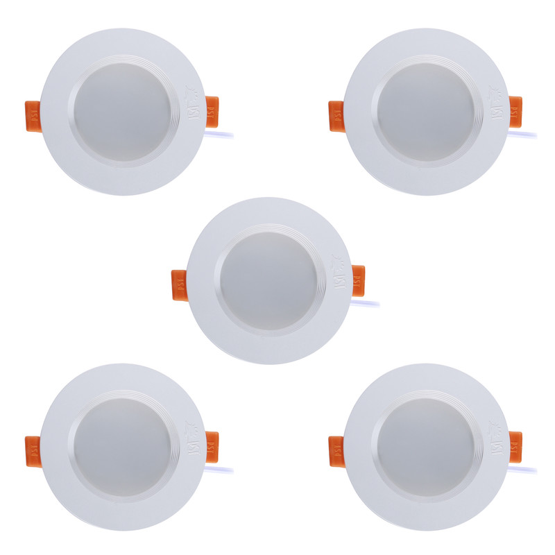 پنل ال ای دی 7 وات پارس شعاع توس مدل سولاریس بسته 5 عددی