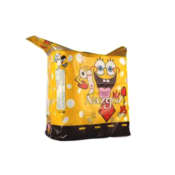 خرید و قیمت دستمال توالت نازگل طرح باب اسفنجی بسته 18 عددی