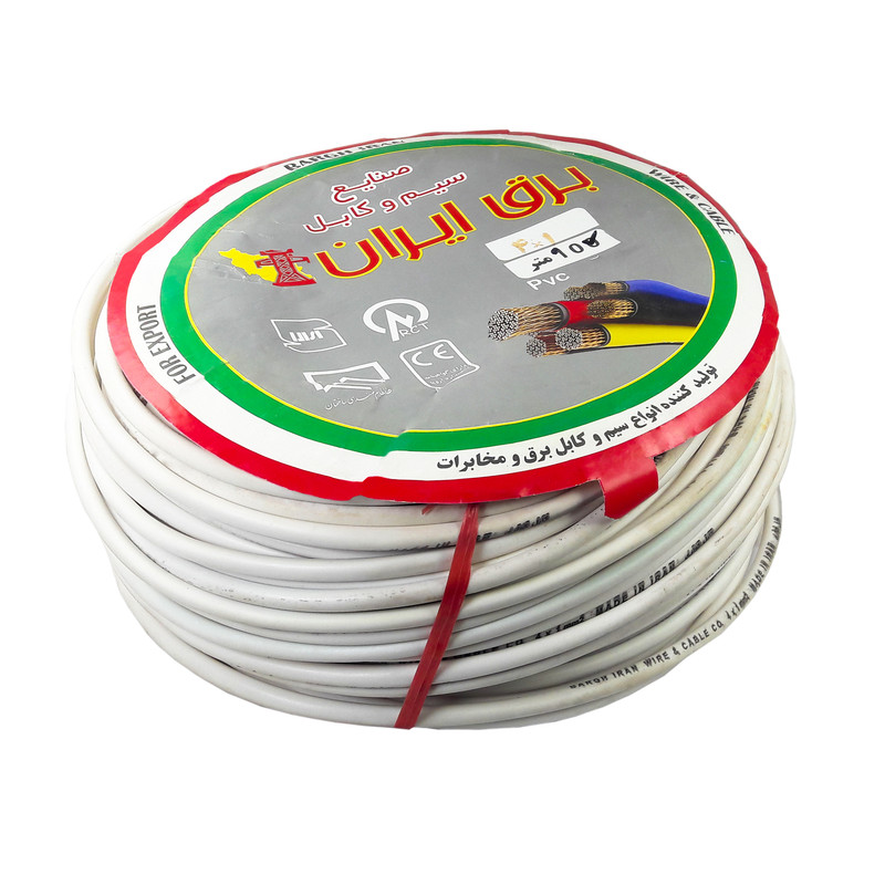 سیم برق کولری 4 در 1 برق ایران مدل A-2