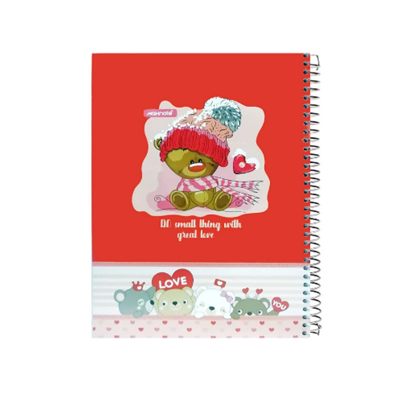 خرید و قیمت دفتر مشق 60 برگ مکث نوت طرح خرس مدل حاشیه دار کد 630