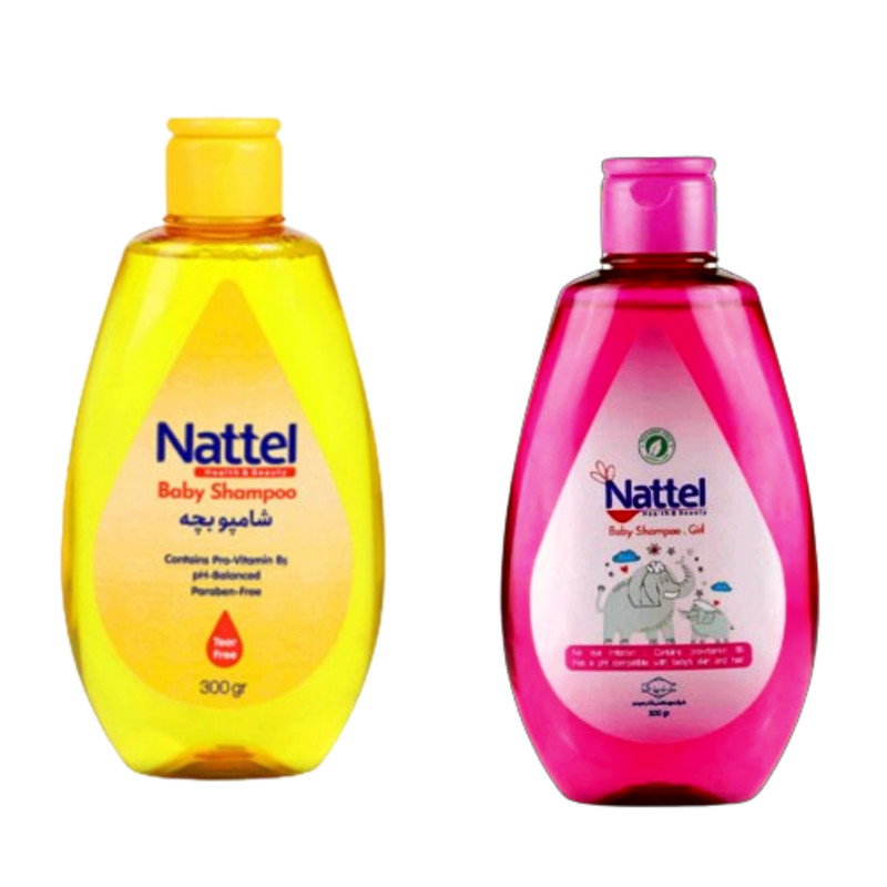 خرید و قیمت شامپو بچه ناتل مدل PY02 حجم 300 میلی لیتر بسته 2 عددی