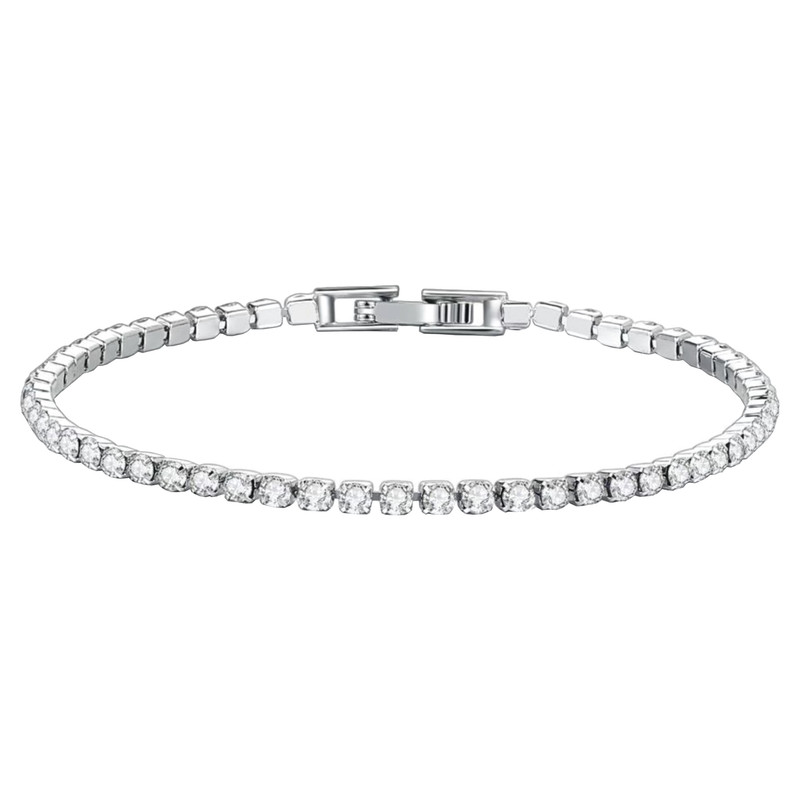 خرید و قیمت دستبند زنانه مدل تنیسی نازک