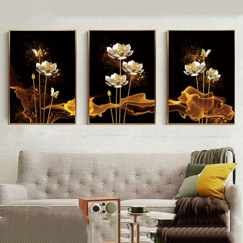 تابلو مدل دکوراتیو کد 4050 مجموعه 3 عددی