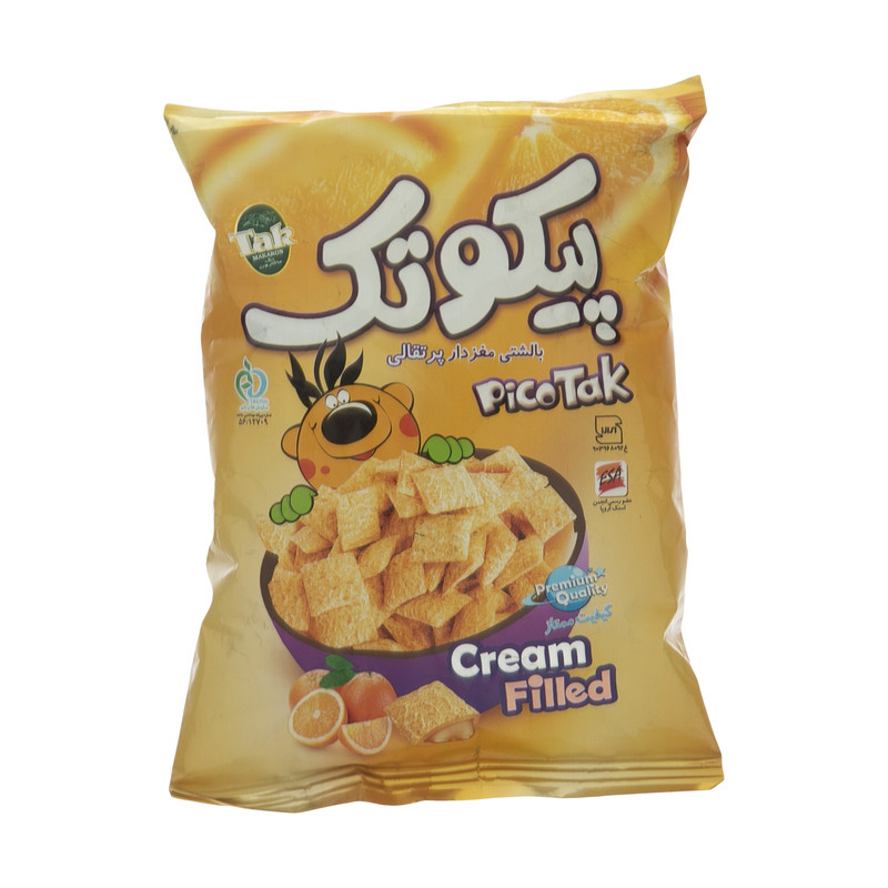 پیکوتک بالشتی مغزدار پرتقالی تک ماکارون - 25 گرم