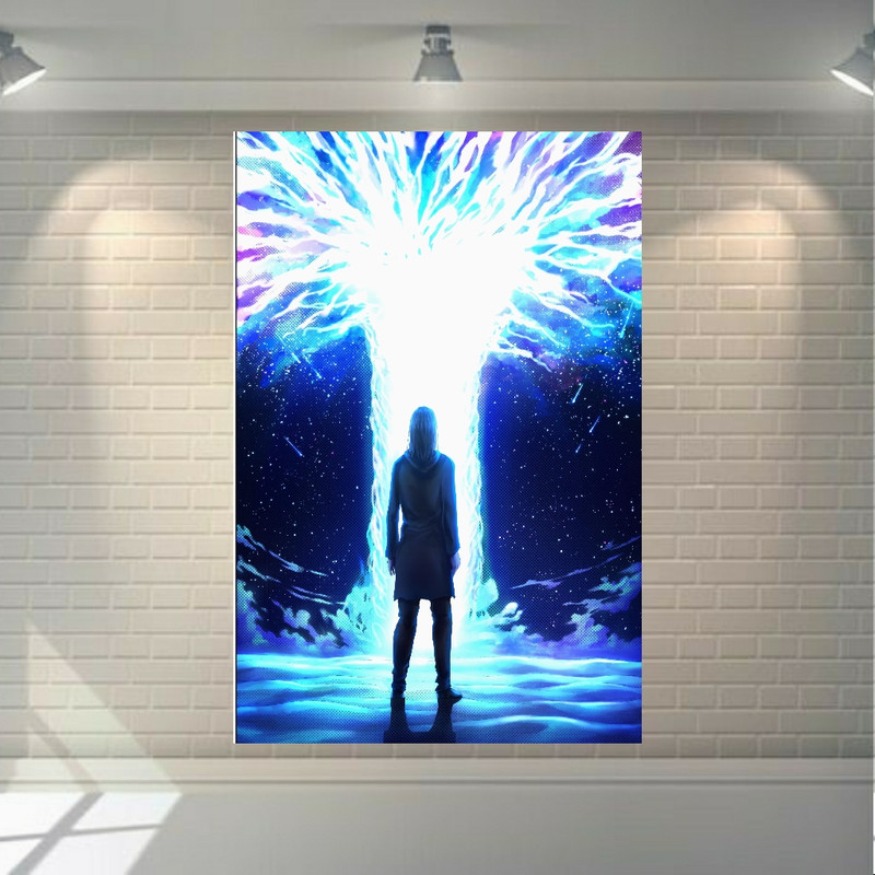 استیکر دیواری طرح انیمه ات آن تایتان مدل SDA1845