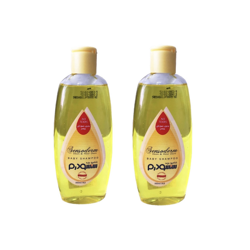 خرید و قیمت شامپو سر بچه سنسودرم مدل 101 حجم 300 میلی لیتر مجموعه 2 عددی