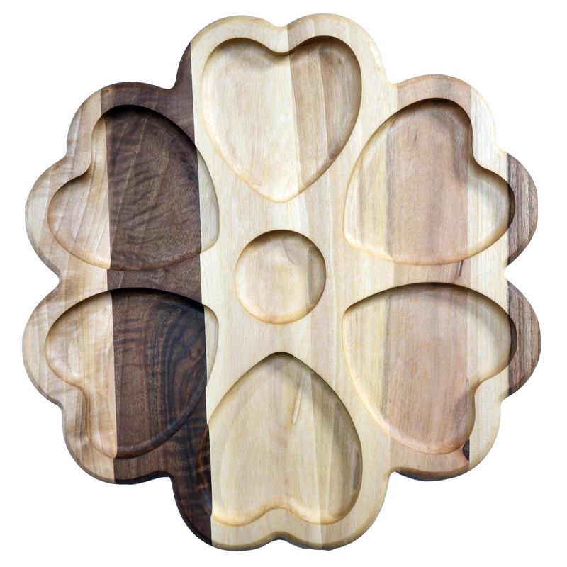 اردور خوری چوبی هاوین طرح قلب مدل Rustic