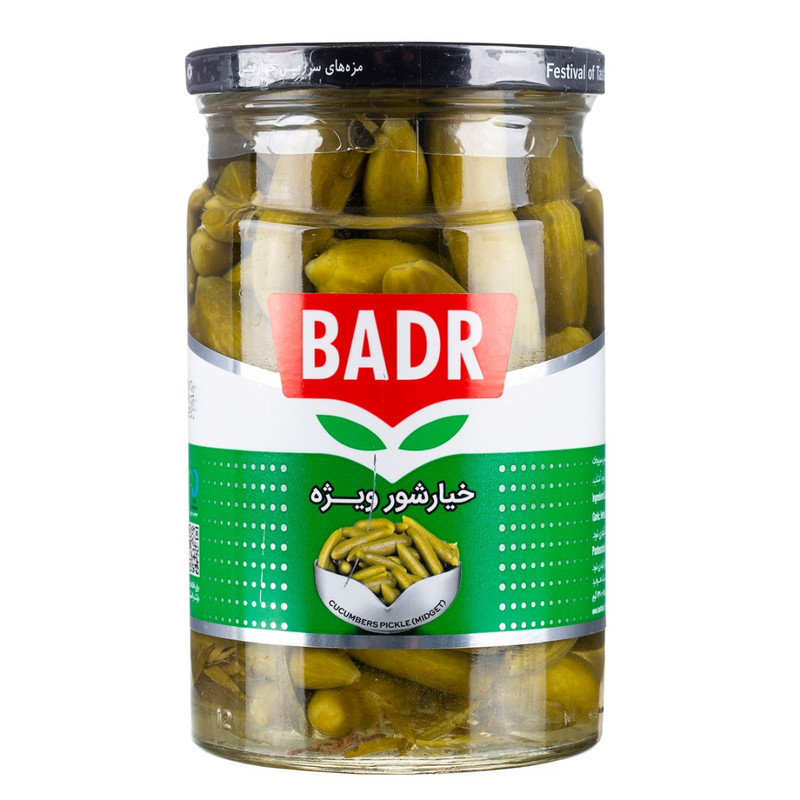 خرید و قیمت خیارشور ویژه بدر - 630 گرم