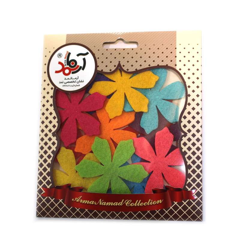 الگو نمد آرما نمد طرح برگ لوتوس 5.5 سانتی مدل NGLO5