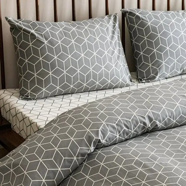 سرویس روتختی ال سی دابلیو هوم مدل Geometrik دو نفره 4 تکه
