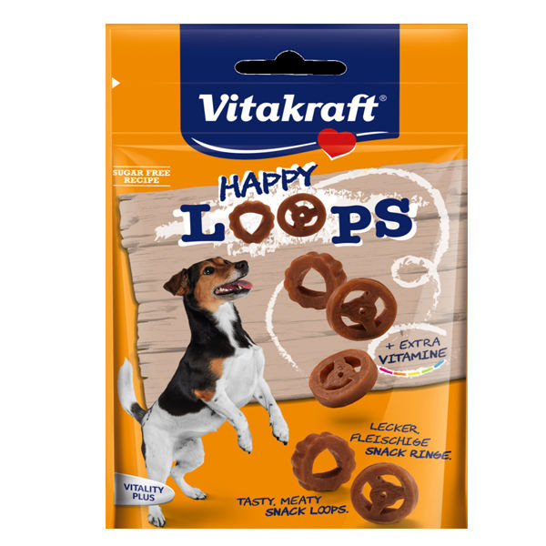 استیک تشویقی سگ ویتاکرافت مدل Happy Loop کد 34044 وزن 70 گرم بسته 5 عددی