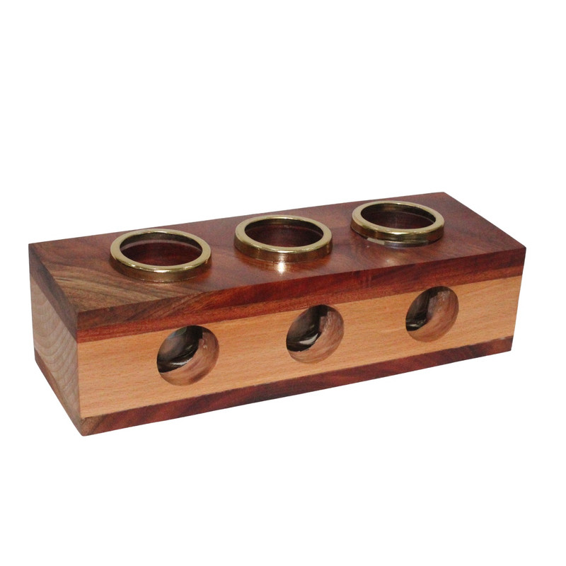 جا شمعی مدل چوبی