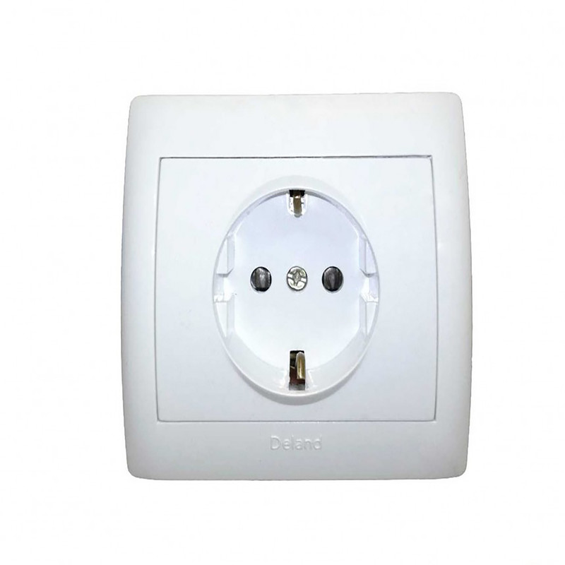 پریز برق ارت دار دلند مدل آریا