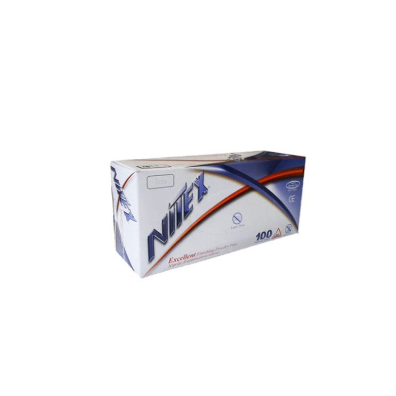 خرید و قیمت دستکش طبی نیتکس مدل 01 سایز مدیوم 20 بسته 100 عددی