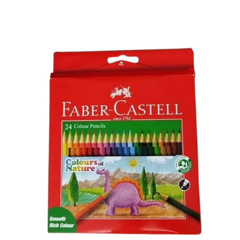 مداد رنگی ۲۴ رنگ فابر کاستل مدل colours of nature