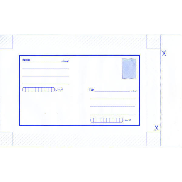 پاکت نامه پستی مدل حبابدار کد chek بسته 200 عددی