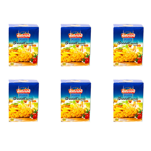 پودر سوخاری پولکی کهربا مجموعه 6 عددی