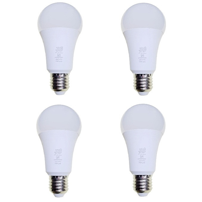 خرید و قیمت لامپ اس ام دی 15 وات زمرد مدل حبابی پایه E27 مجموعه 4 عددی