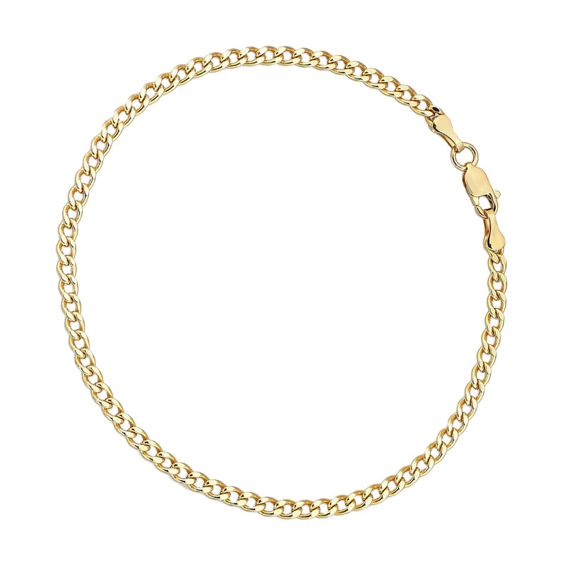 دستبند طلا کم اجرت 18 عیار زنانه زرالتون مدل کارتیه باریک