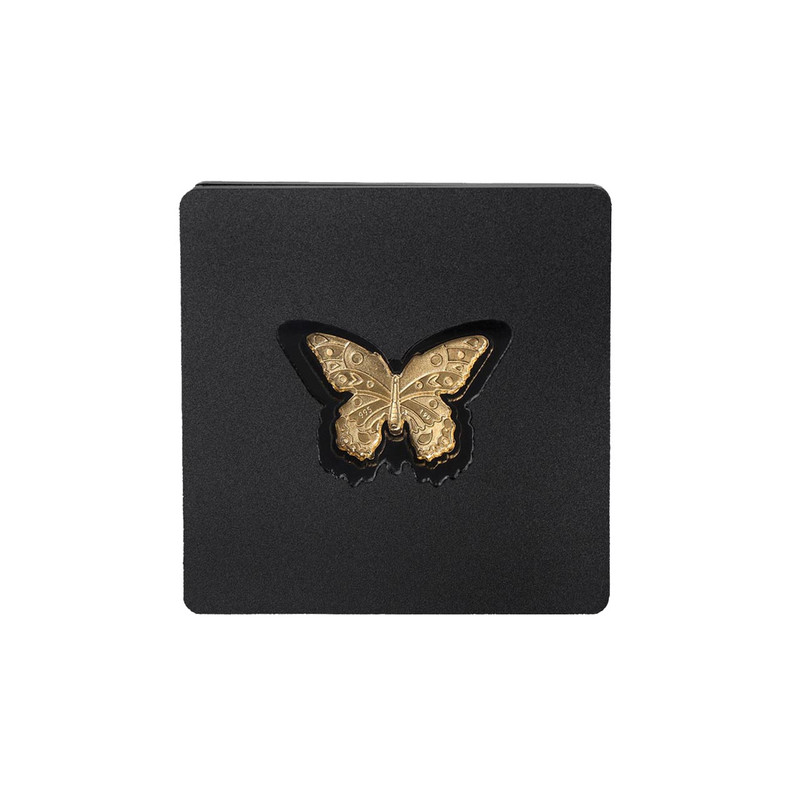 شمش طلا 24 عیار سین سان مدل پروانه برجسته SN234