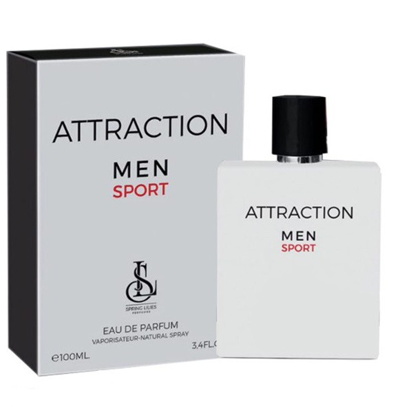 ادو پرفیوم مردانه اسپرینگ لیلیز مدل Attraction Men حجم 100 میلی لیتر