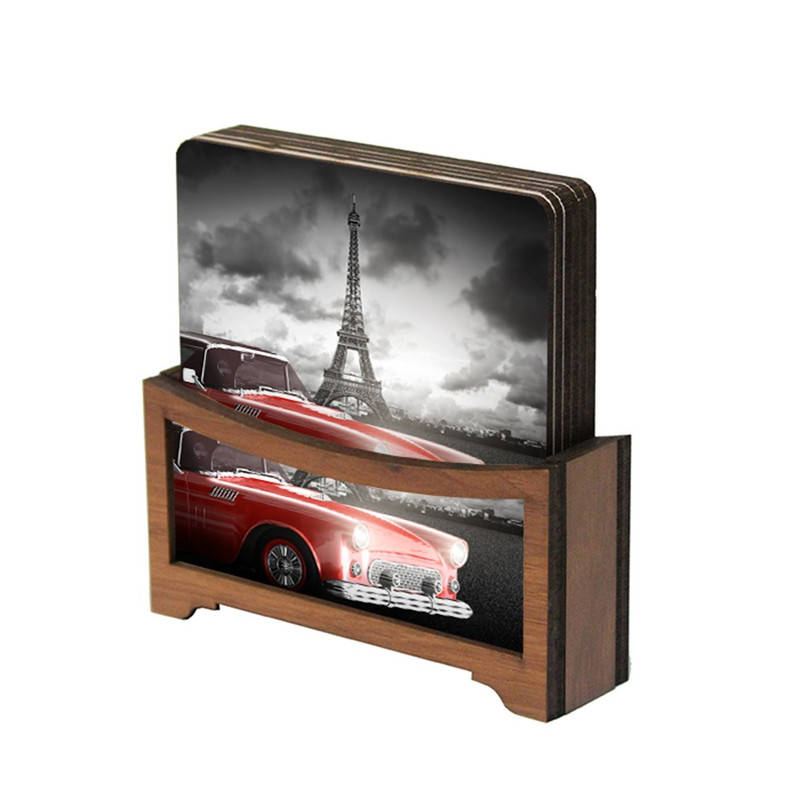 زیر لیوانی تهران جی اف ایکس مدل ZL3219 بسته 6 عددی