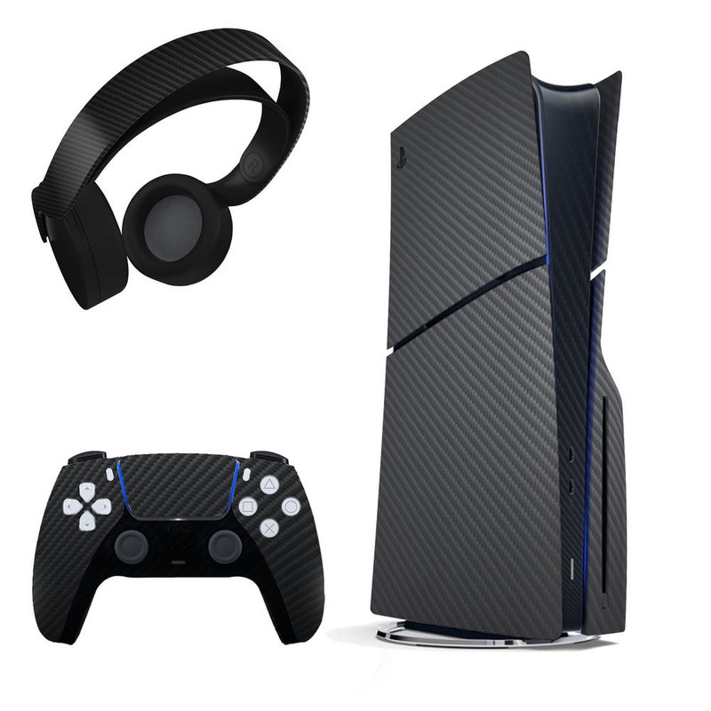 خرید و قیمت برچسب کنسول بازی پلی استیشن 5 اسلیم هاماگراف مدل Carbon مناسب برای دستگاه دیسک خور