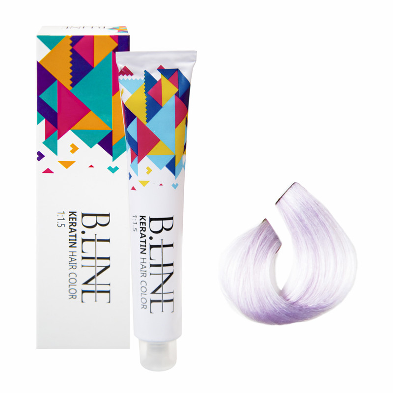 رنگ مو بی لاین شماره 906 حجم 100 میلی لیتر رنگ یاسی