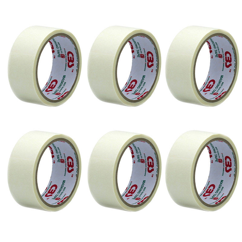 چسب کاغذی سی بی اس مدل JM1640 عرض 4 سانتی متر بسته 6 عددی