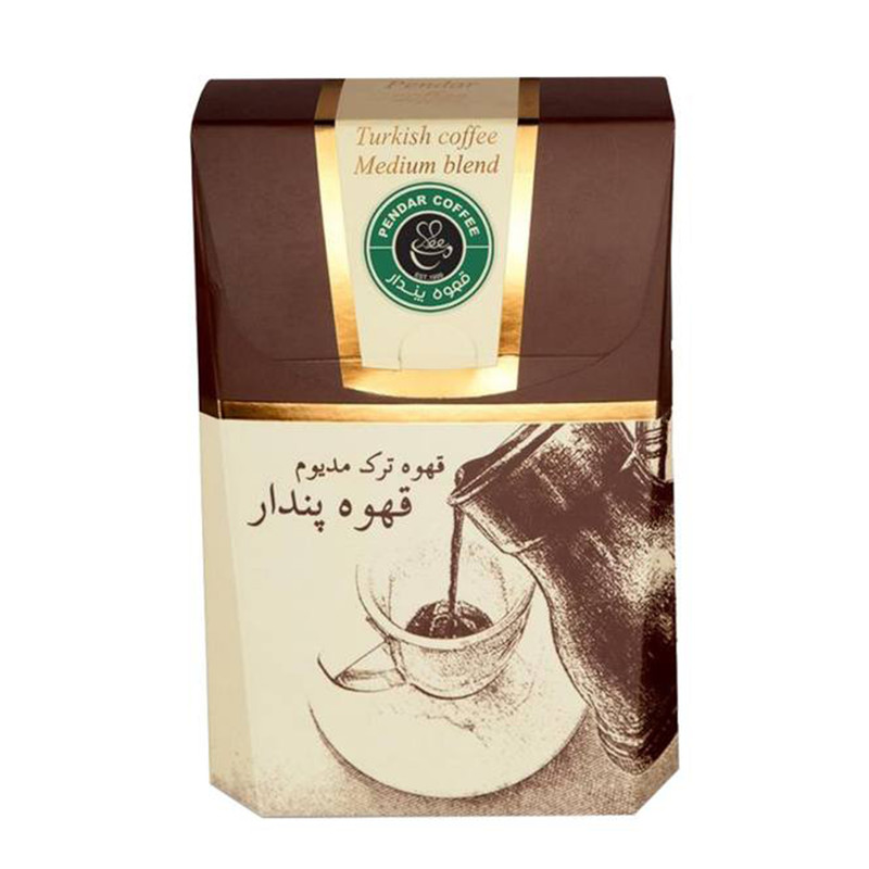 خرید و قیمت پودر قهوه ترک مدیوم پندار - 200 گرم