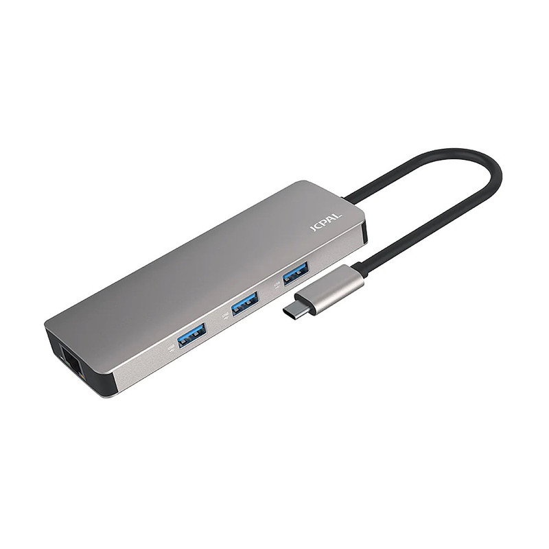خرید و قیمت هاب 9 پورت USB-C جی سی پال مدل Linx