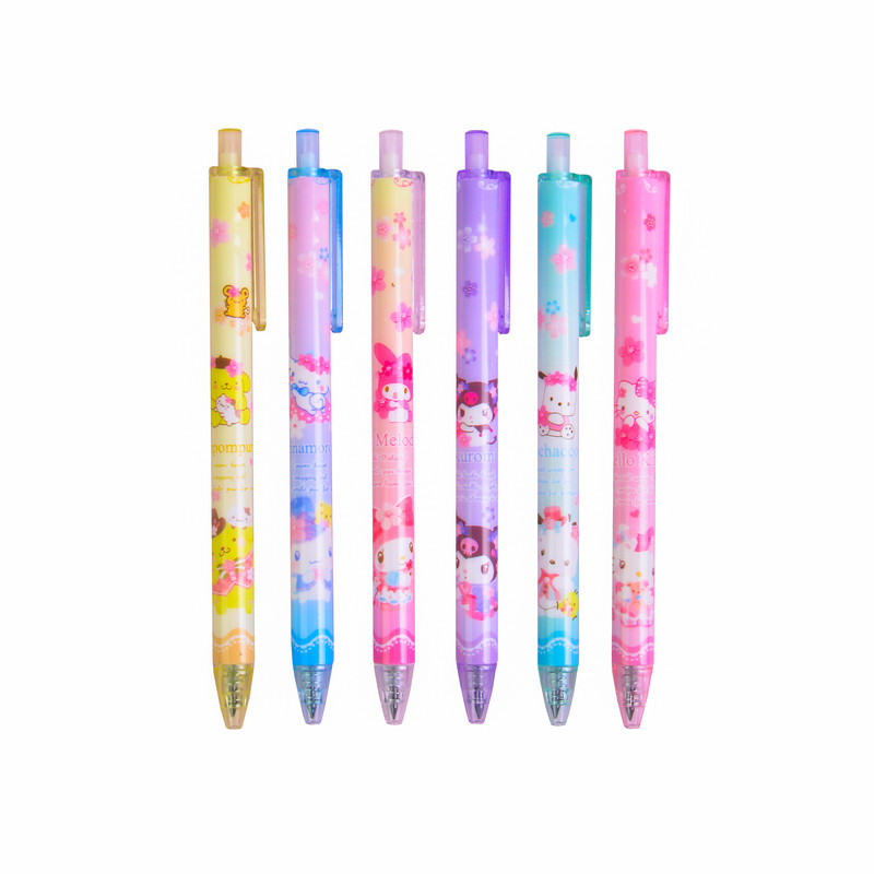 مداد مدل کلیکی بینهایت طرح کرومی و ملودی بسته 6 عددی