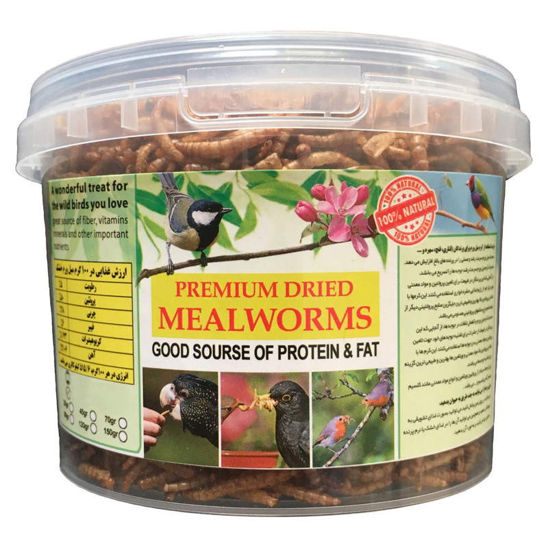 خرید و قیمت غذای خشک میل ورم کد 020 وزن 45 گرم