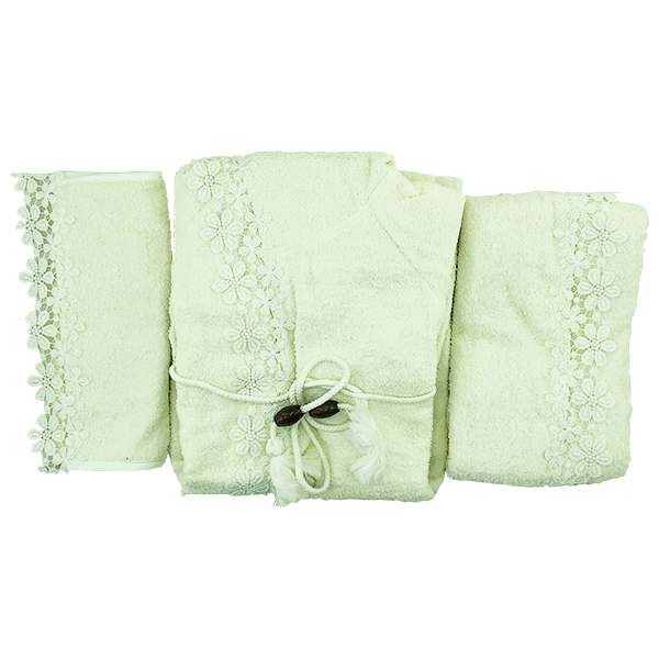 سرویس حوله 3 تکه رویال هوم مدل SACAKLI