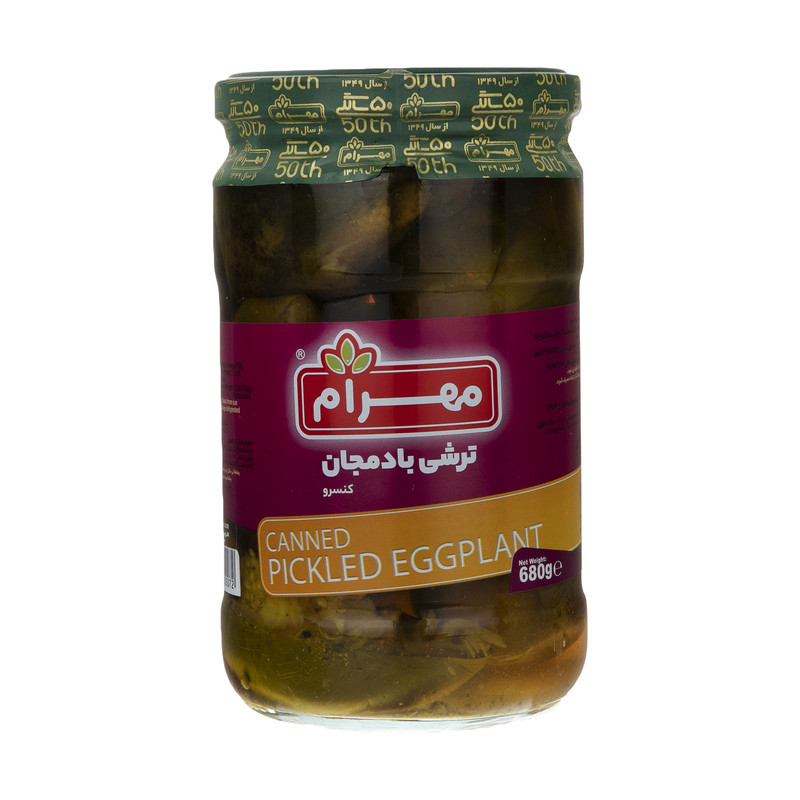 خرید و قیمت ترشی بادمجان مهرام - 680 گرم