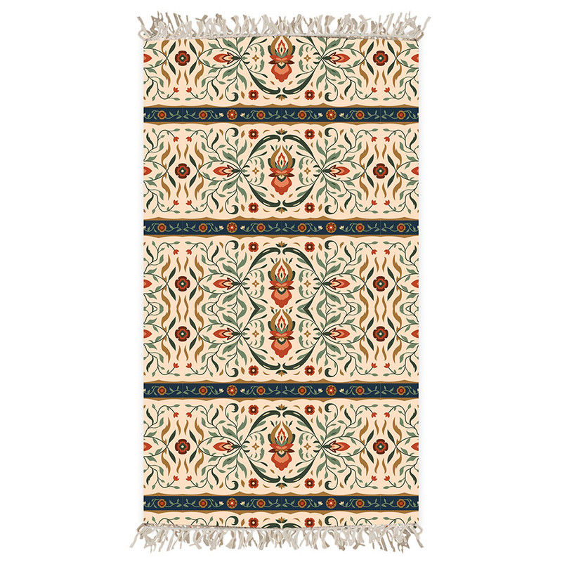 خرید و قیمت شال مبل وینتیج کد vin2sh1009 سایز 100*180سانتی متر