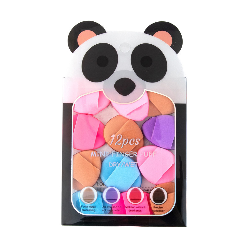 پد آرایشی مدل خرسی کد 0012 بسته 12 عددی