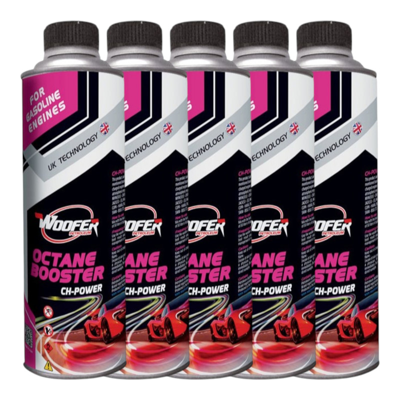 خرید و قیمت اکتان بوستر ووفر مدل CH-Power حجم 600 میلی لیتر بسته 5 عددی