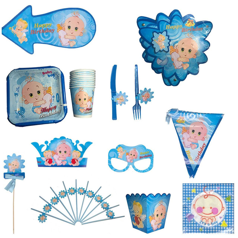 پک جشن تولد مدل نی نی پسر