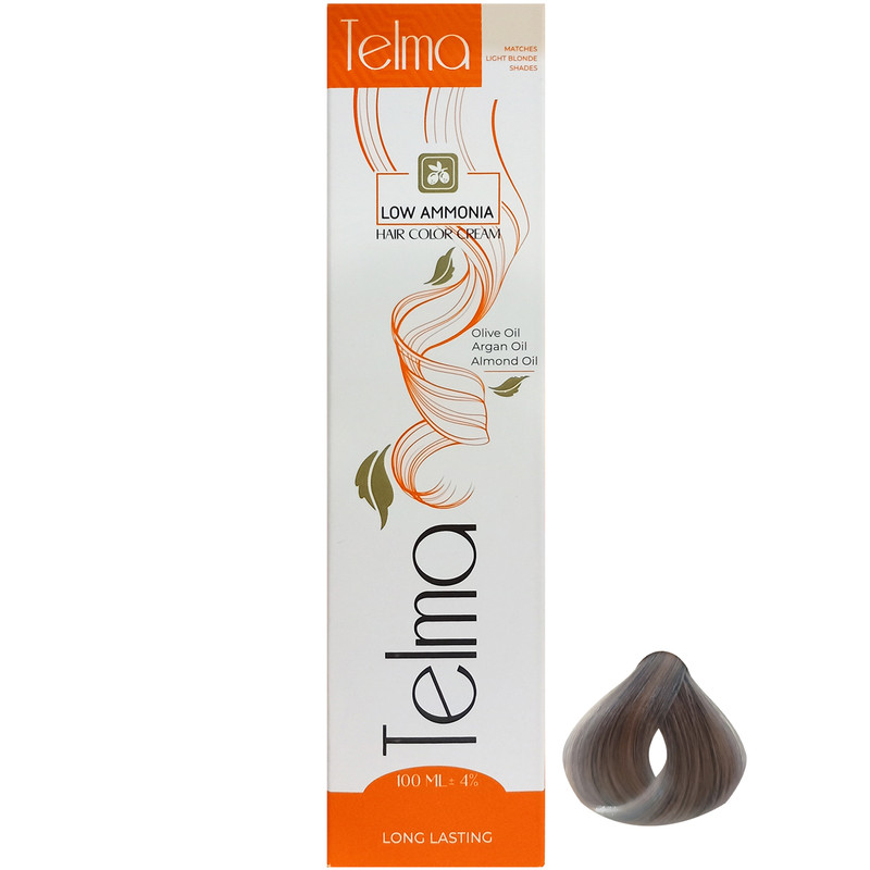 واریاسیون مو تلما مدل Low Ammonia شماره 0.11 حجم 100 میلی لیتر رنگ دودی