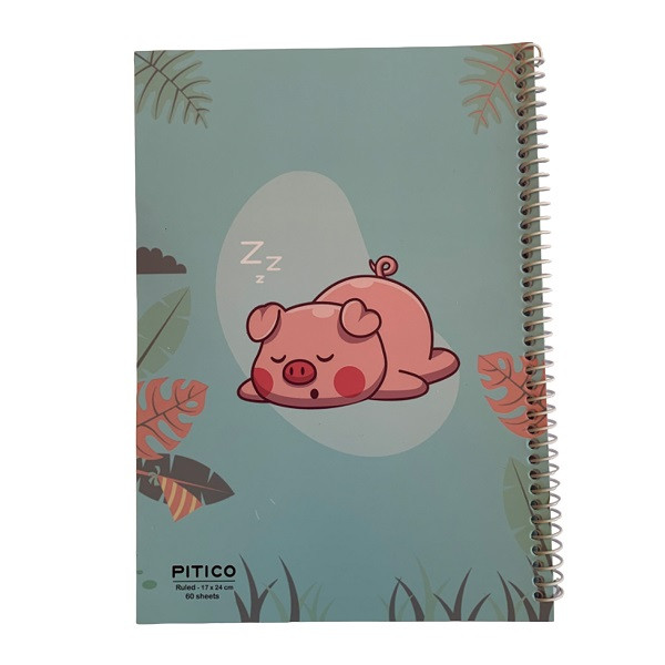 خرید و قیمت دفتر مشق 60 برگ پیتیکو مدل خوابالوی شیرین