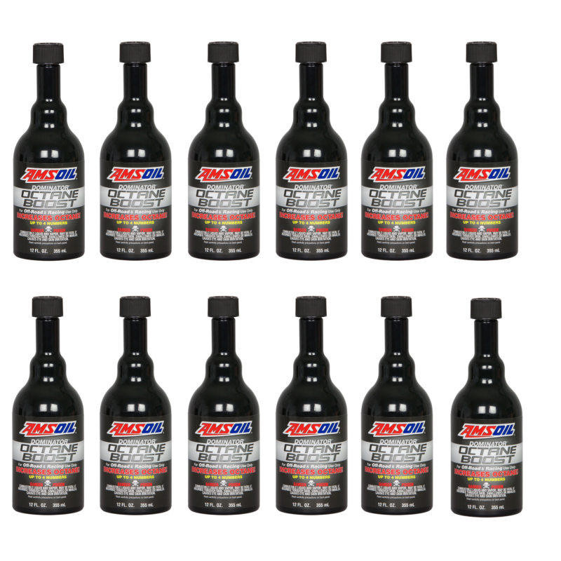 اکتان بوستر ای ام اس اویل مدل DOMINATOR حجم 355 میلی لیتر مجموعه 12 عددی