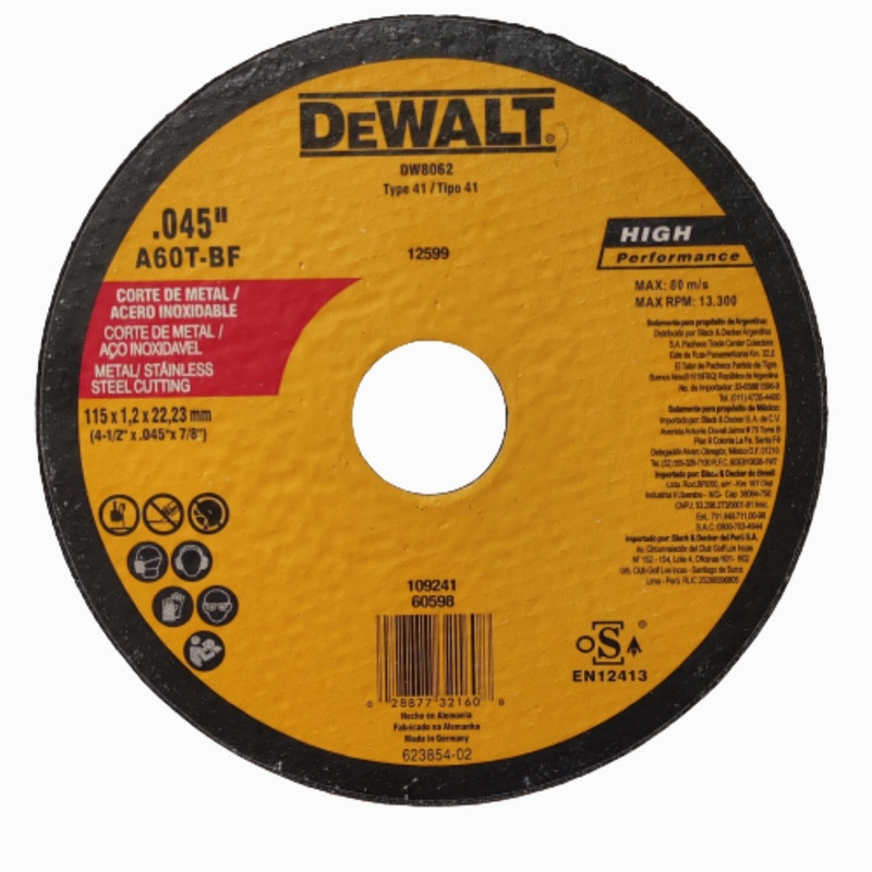 صفحه برش استیل دیوالت مدل DW8062