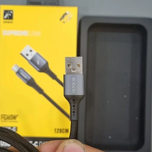 کابل کنفی یو اس بی به تایپ سی از برند کی اف سنیور با شش ماه گارانتی USB to TYPE-C Data Cable modelS88-C 33