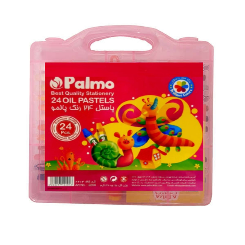 پاستل 24 رنگ پالمو مدل No.2204
