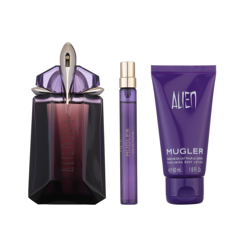 خرید و قیمت ست ادوتویلت زنانه تیری موگلر مدل Alien حجم 100 میلی لیتر به همراه لوسیون بدن زنانه تیری موگلر مدل Alien حجم 50 میلی لیتر و عطر جیبی زنانه تیری موگلر مدل Alien حجم 10 میلی لیتر