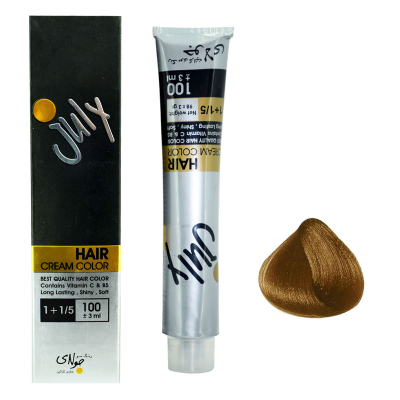 رنگ مو جولای شماره 7.7 حجم 100 میلی لیتر رنگ شکلاتی