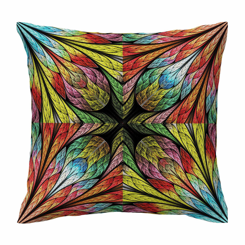 خرید و قیمت کاور کوسن طرح پر کد 601